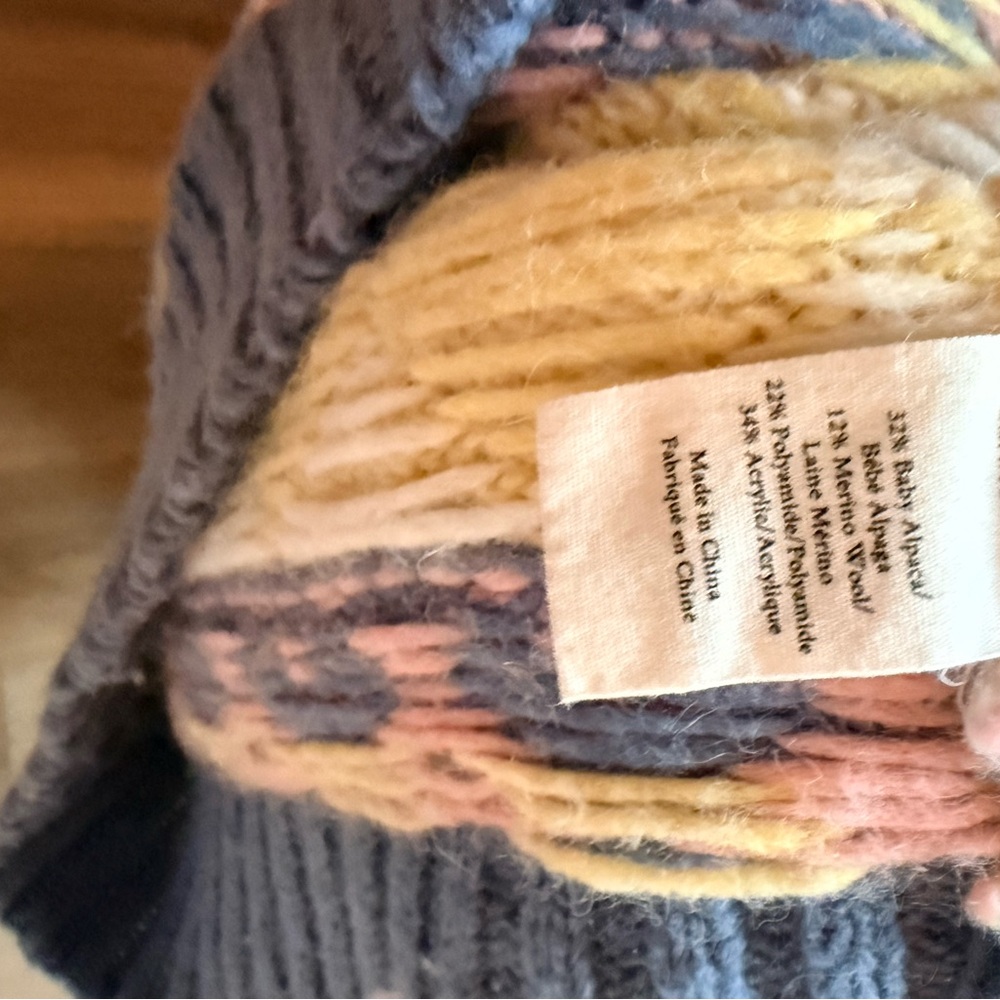 LoveShackFancy Shirelle Alpaca blend heart sweater - Picture 7 of 7